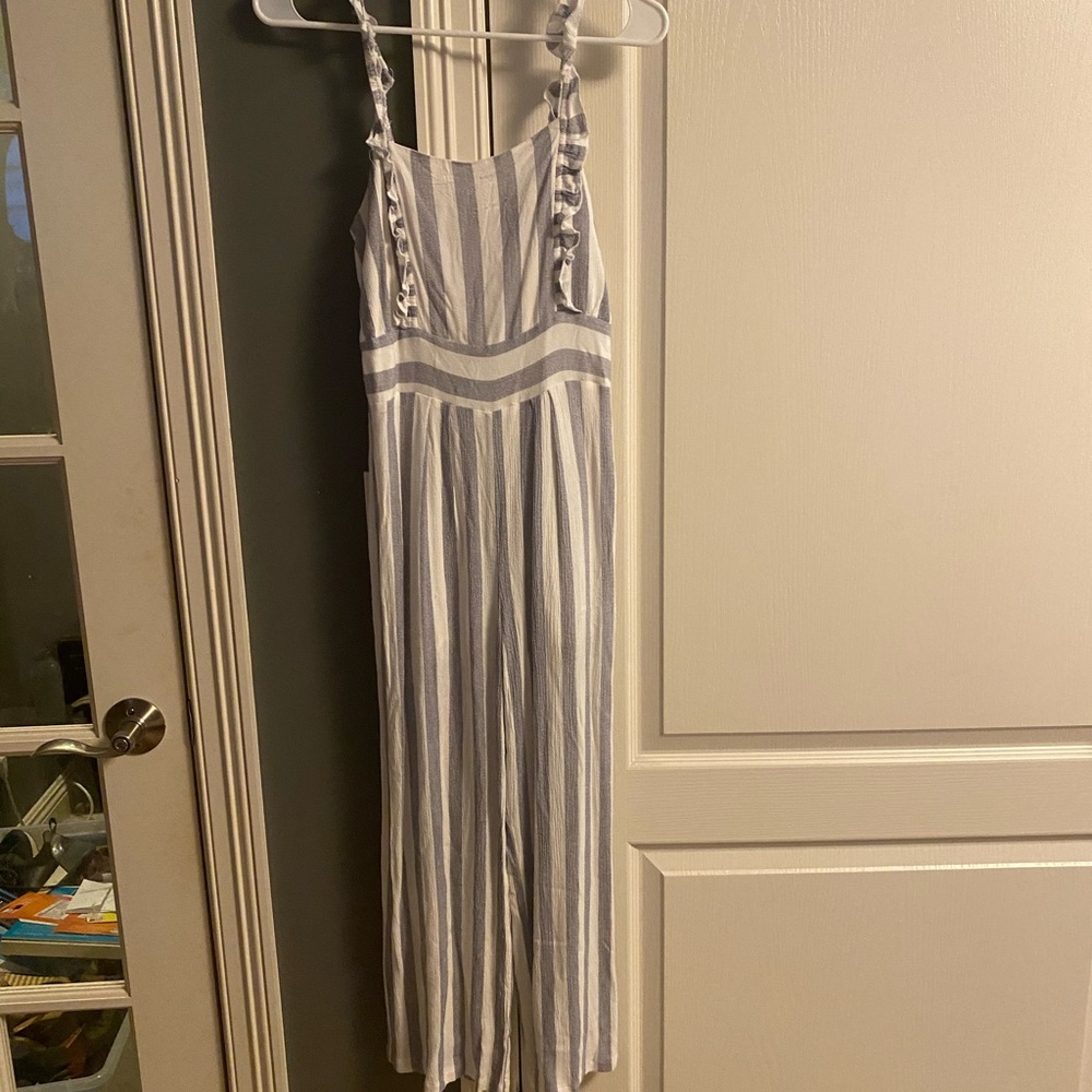 Striped jumpsuit - Picture 2 of 3